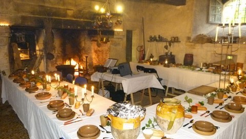 soirée médiévale repas
